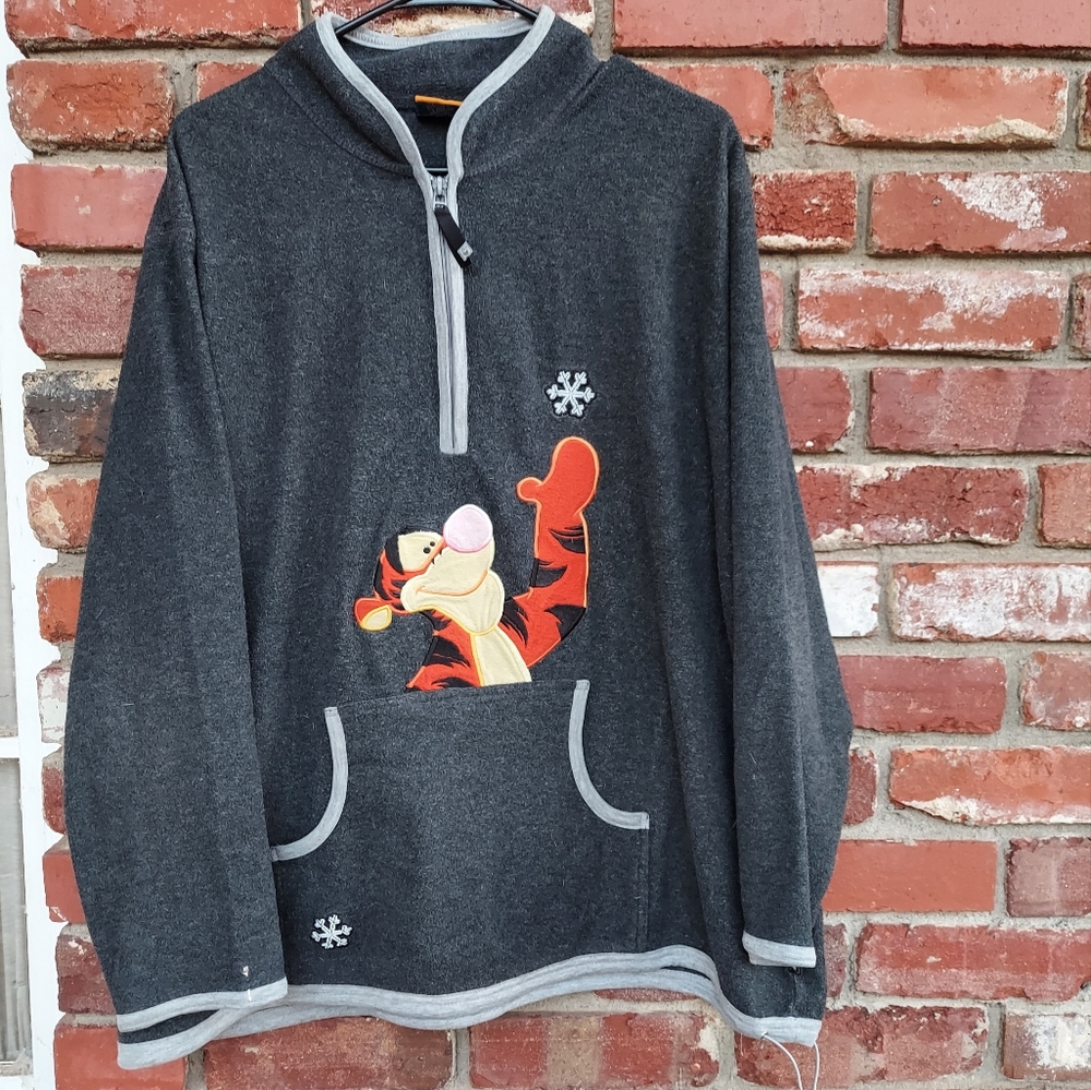 Vintage Y2K Tigger Fleece Pull Over